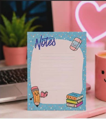 Notes pad 4x6 School
