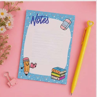 Notes pad 4x6 School