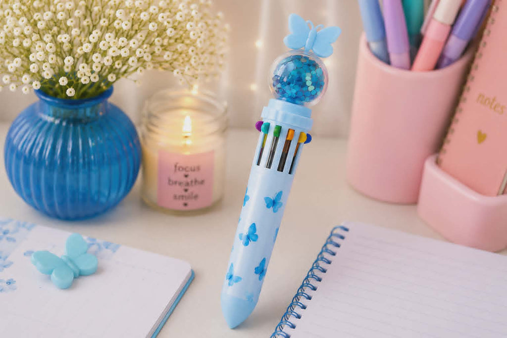 Stylos Papillon 10 couleurs - Plusieurs variantes disponibles