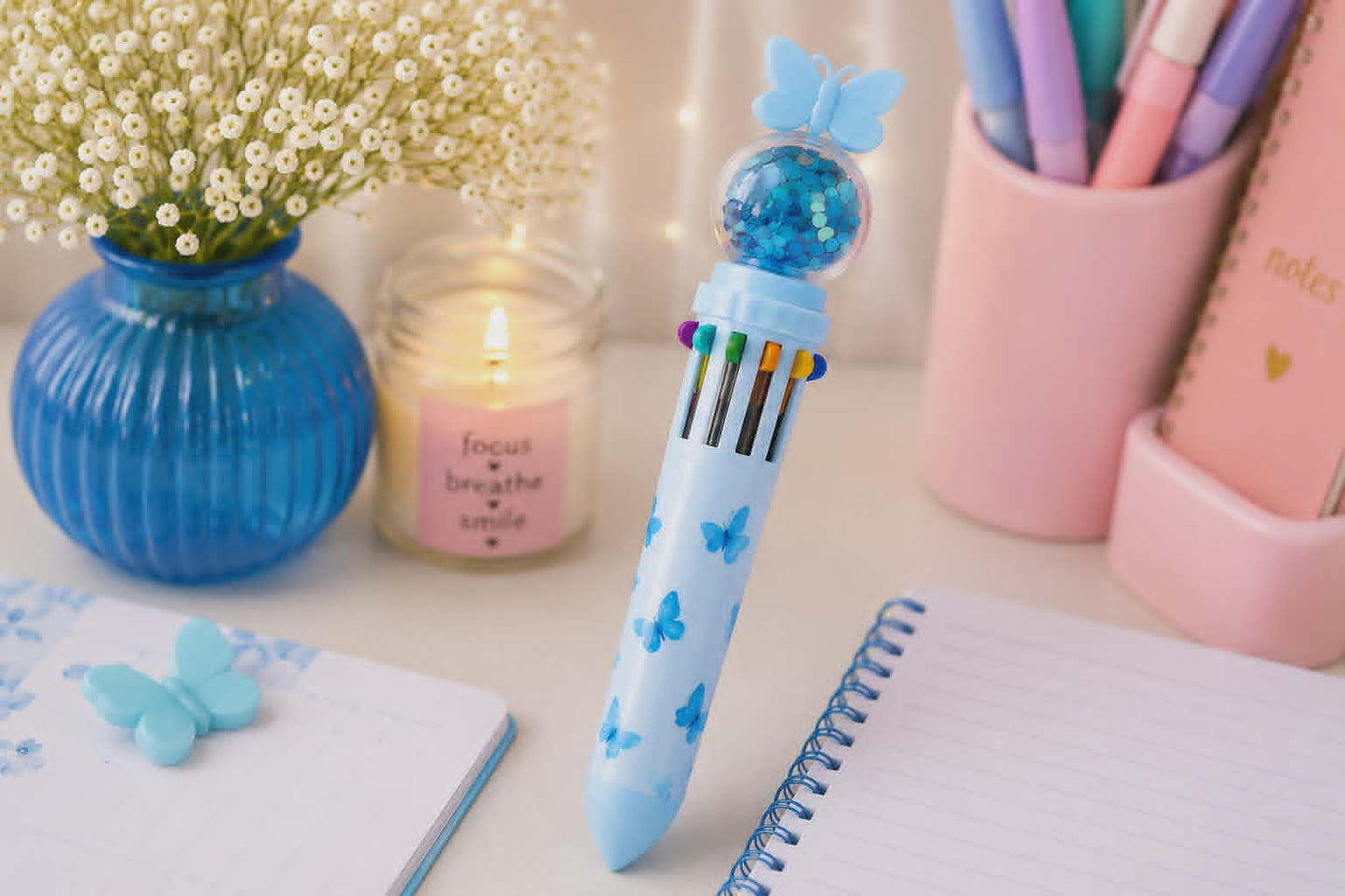 Stylos Papillon 10 couleurs - Plusieurs variantes disponibles