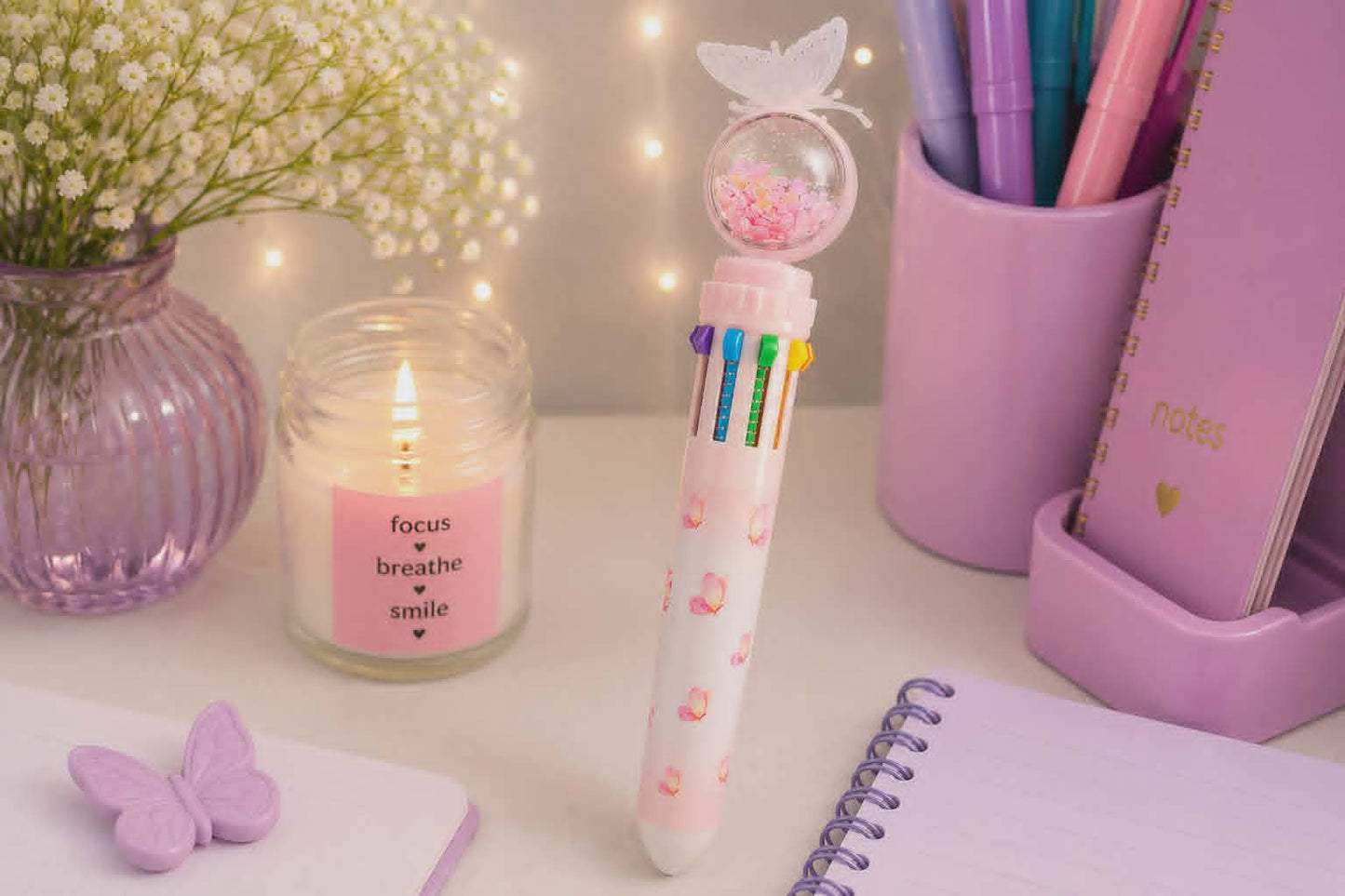 Stylos Papillon 10 couleurs - Plusieurs variantes disponibles