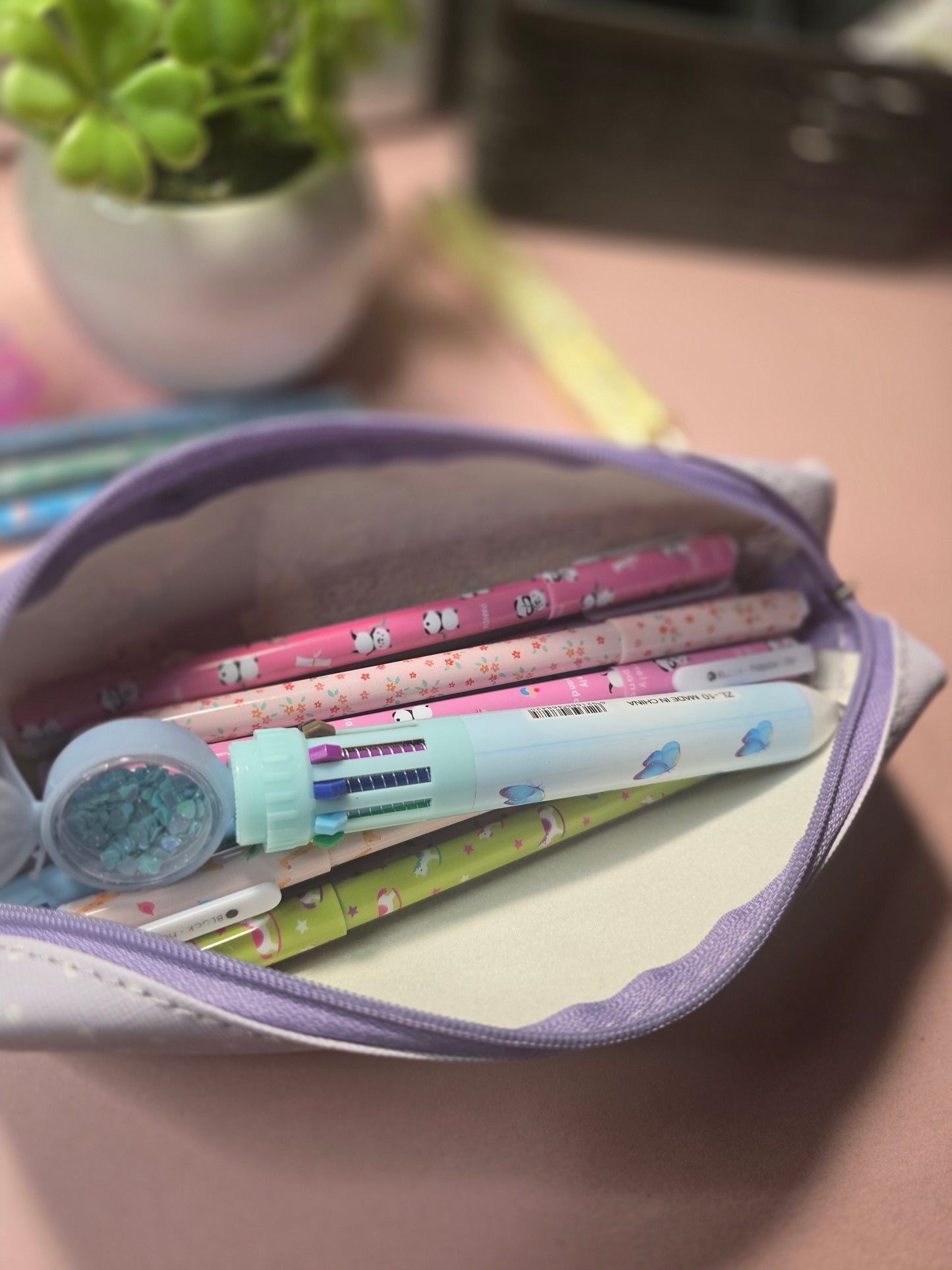 Kuromi Kawaii Pencil Case – Cute Zipper Pouch for School, Office & Everyday Use
