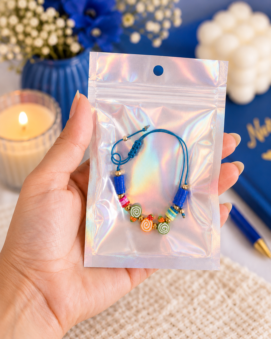 Kawaii Candy Charm Adjustable Bracelet (1 random)⭐