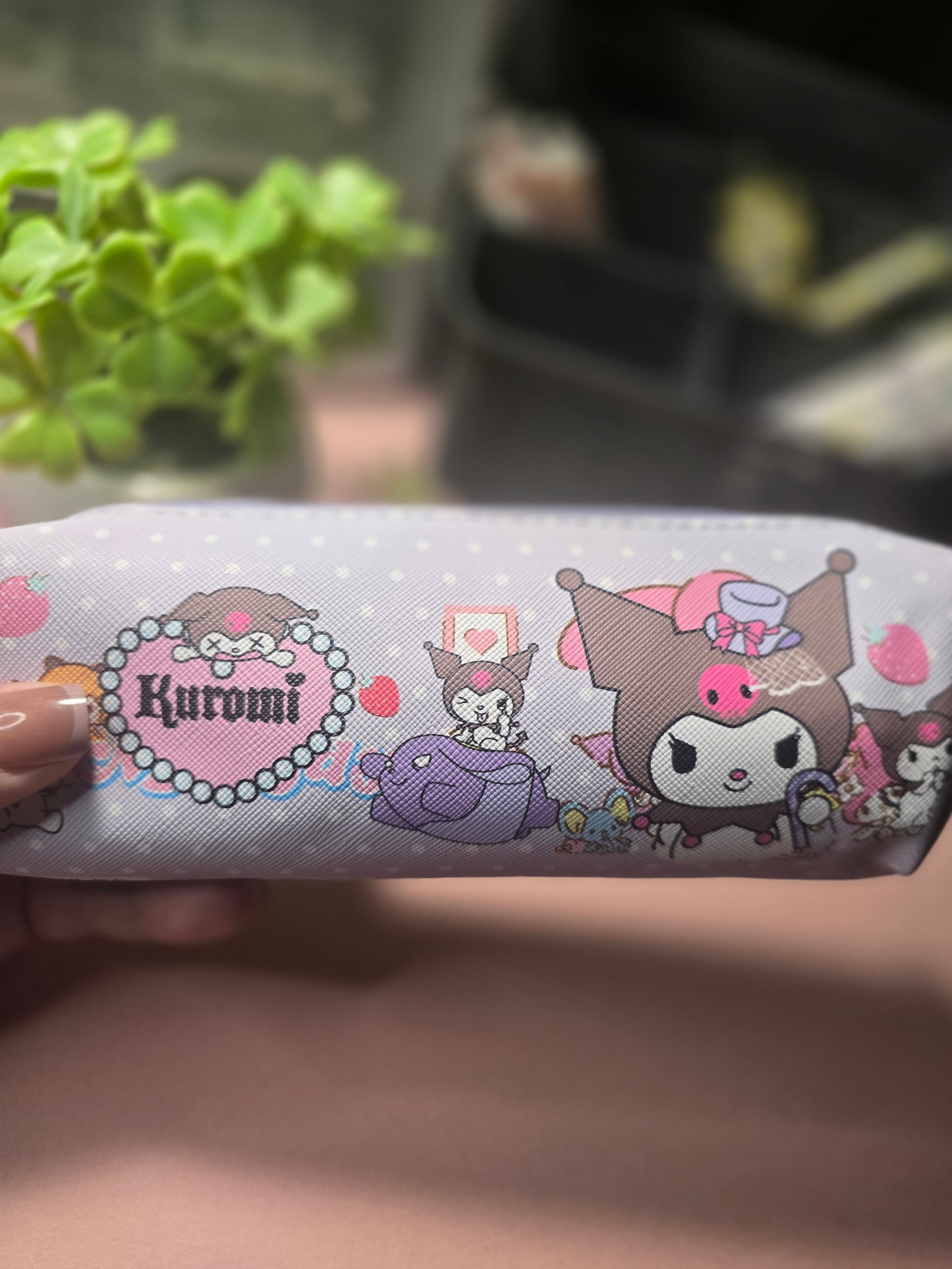 Kuromi Kawaii Pencil Case – Cute Zipper Pouch for School, Office & Everyday Use