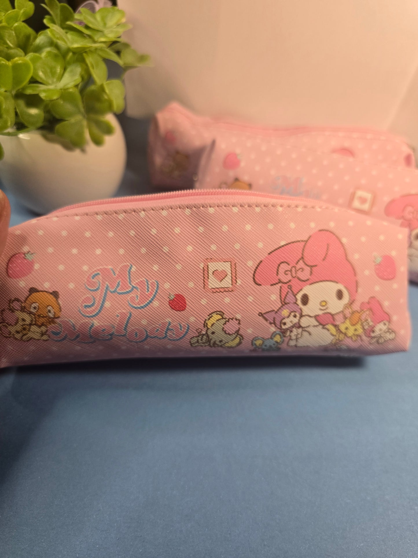 Étui à crayons rose Kawaii – Motif My Melody & amis 🌸