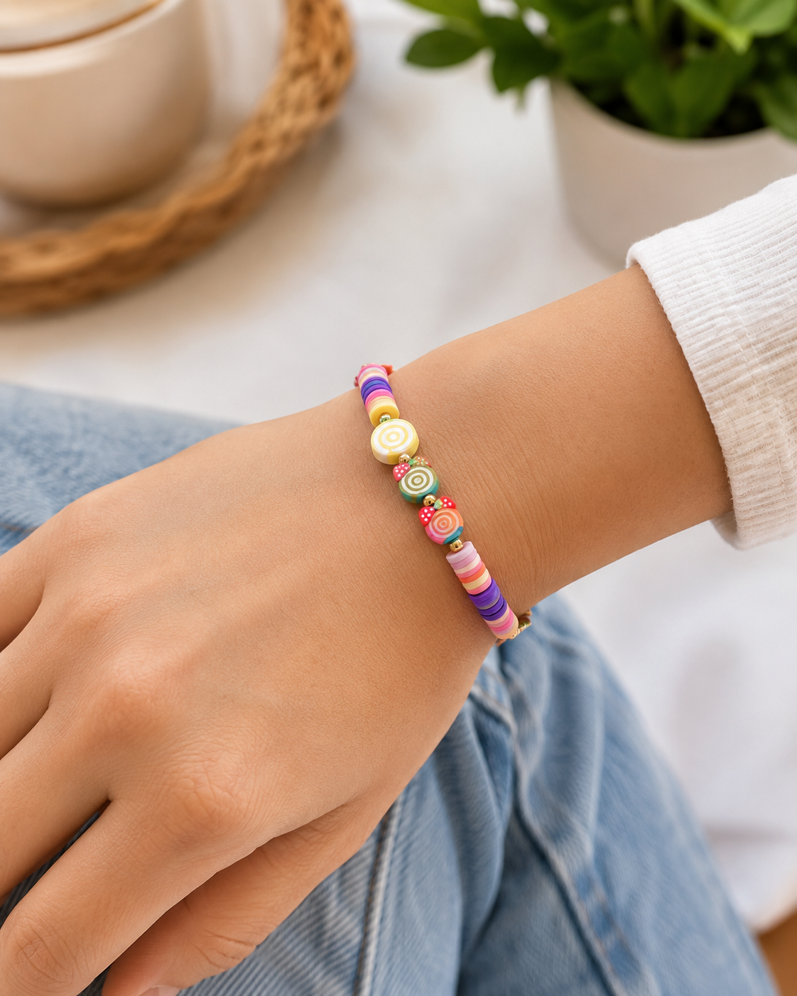 Kawaii Candy Charm Adjustable Bracelet (1 random)⭐