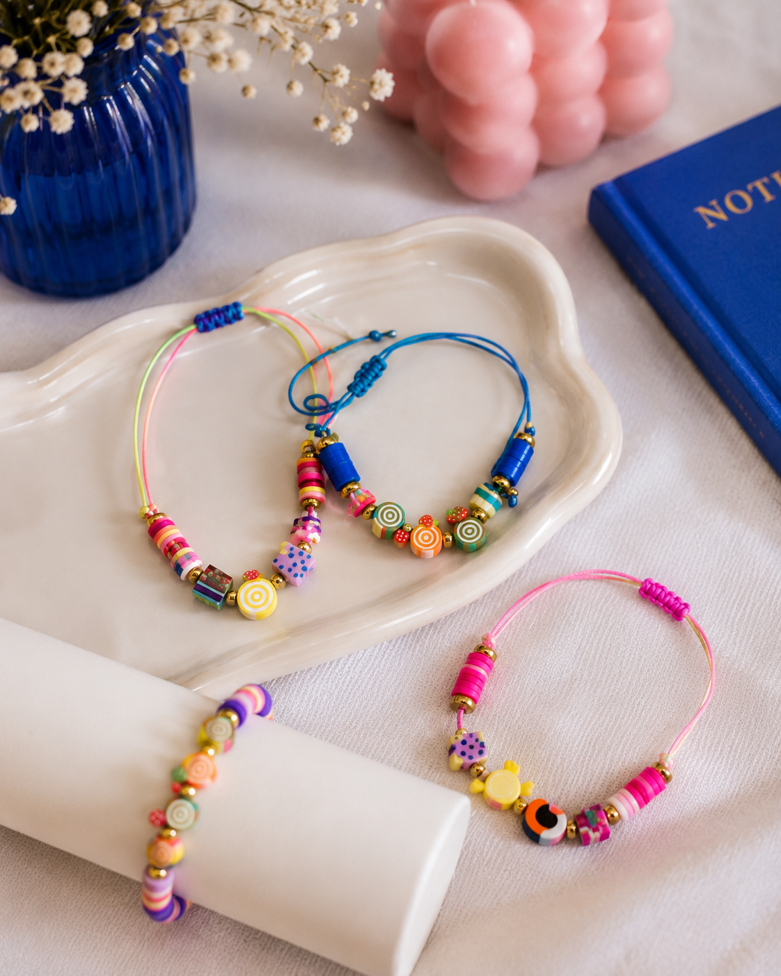 Kawaii Candy Charm Adjustable Bracelet (1 random)⭐